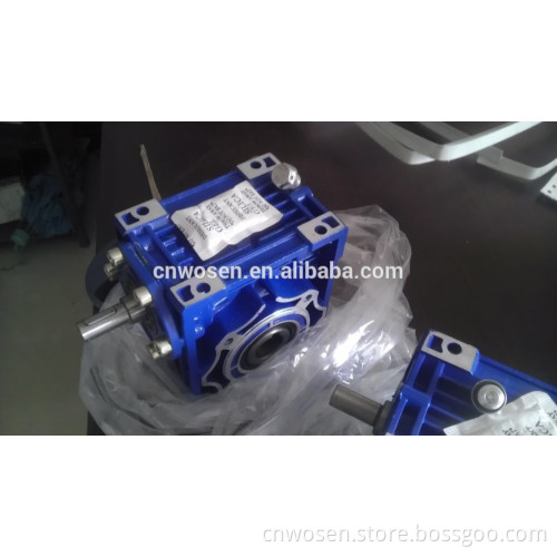 1:100 ratio speed reductor Aluminum alloy worm reducer
